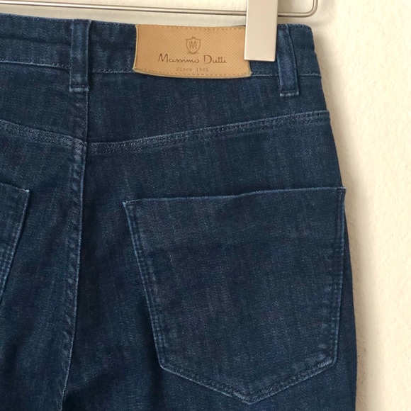 \Massimo Dutti\• Straight Leg Dark Wash Jeans - Picture 8 of 15